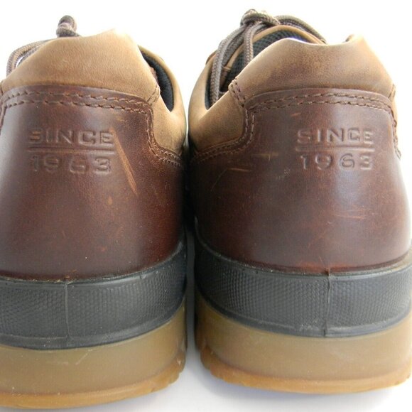 Mens Ecco Gore-Tex Brown Leather Shoes Size 13 main image 11